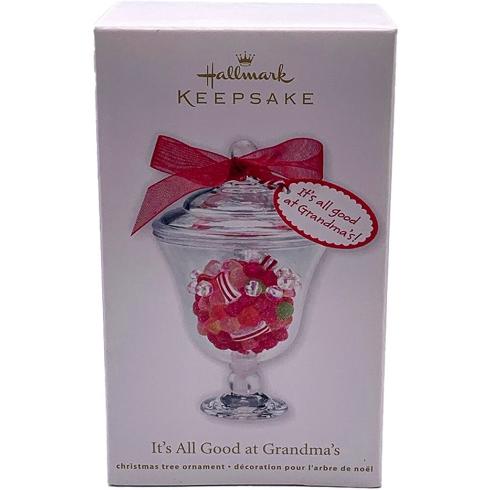 Hallmark Keepsake 2011 It's All Good at Grandma's Christmas Tree Ornament in Box